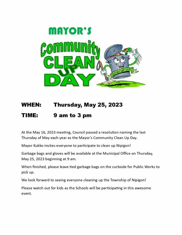 Mayor Community Clean Up Poster page 0001