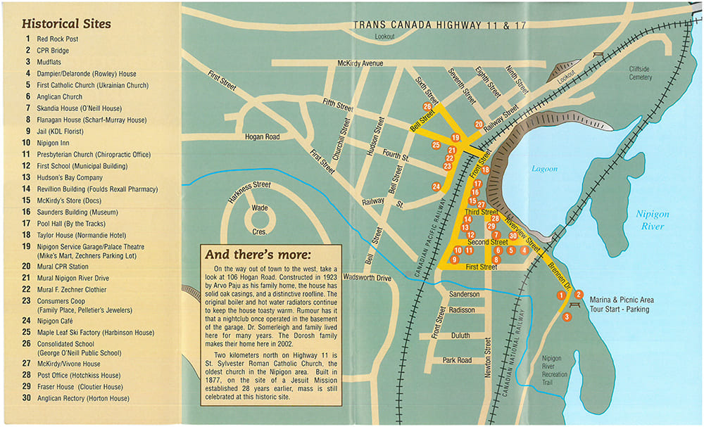 WalkingTour map