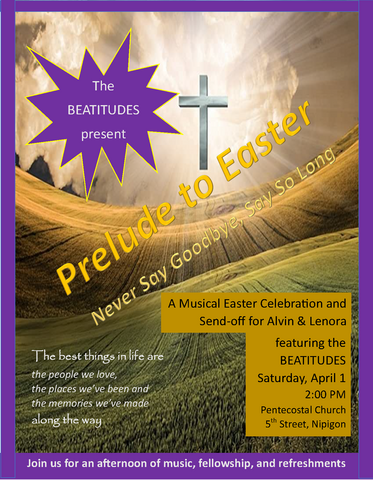 Beatitudes Easter Poster 2023