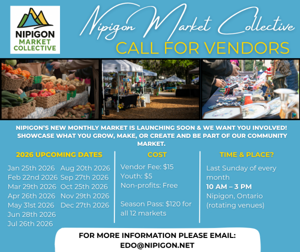 CALL FOR VENDORS – Nipigon Market Collective